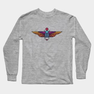 Pixel Scarab Long Sleeve T-Shirt